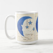 Mond und Sterne Kaffeetasse (Links)