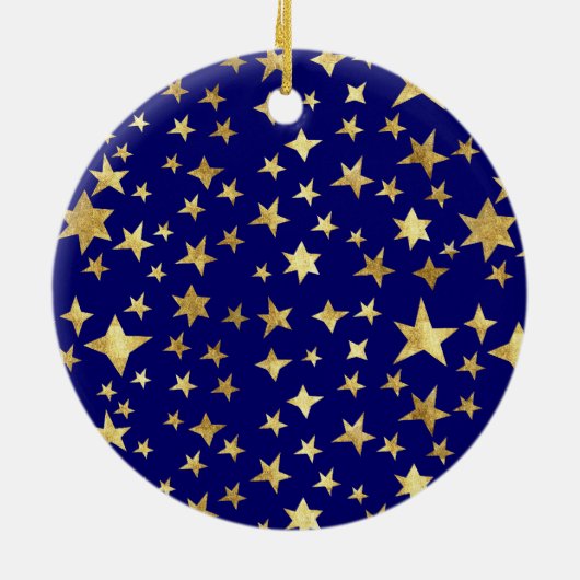 Mond und Sterne Keramik Ornament (Hinten)
