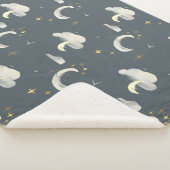 Mond und Sterne Nachthimmel Sherpadecke (3/4)