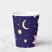 Mond und Sterne. Pappbecher (Links)
