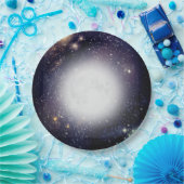 Mond und Sterne Pappteller (Party)