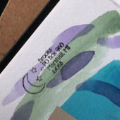 Mond und Sterne Permastempel