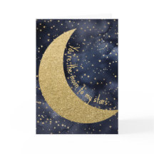 Mond und Sterne Romantische Liebe