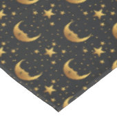 Mond und Sterne Tischdecke (Schrägansicht)