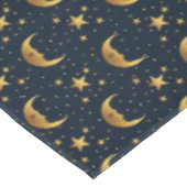 Mond und Sterne Tischdecke (Schrägansicht)