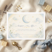 Mond und Sterne Über den Mond Baby Shower