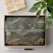 Mond und Sterne von Alphonse Mucha Seidenpapier (Geschenk)