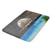 Mond und Strand Badematte (Schrägansicht)