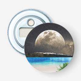 Mond und Strand Flaschenöffner