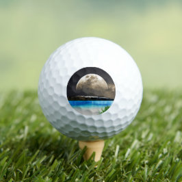 Mond und Strand Golfball