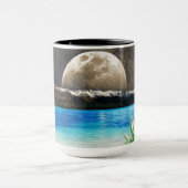 Mond und Strand Tasse (Zentrum)