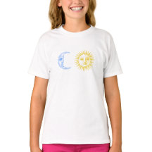 Mond und Sun T - Shirt