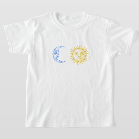 Mond und Sun T - Shirt (Ablage )