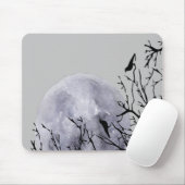 Mond und Vögel Mousepad (Mit Mouse)