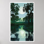 Mond und Wasser 2 Poster (Vorne)