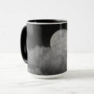 Mond und Wolken über Kansas Tasse