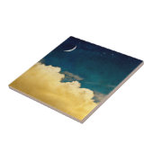Mond und Wolkenlandschaft Fliese (Seite)