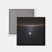 Mond, Venus, Jupiter & Earth (ISS) (NASA) (Space) Magnet (Vorderseite/Rückseite)