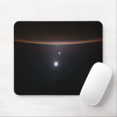 Mond, Venus, Jupiter & Earth (ISS) (NASA) (Space) Mousepad (Mit Mouse)