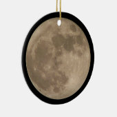 Mond-Verzierungs-personalisierte Keramik Ornament (Rechts)