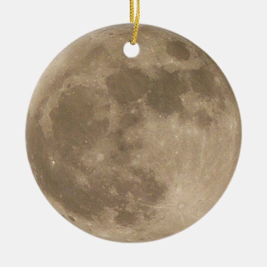 Mond-Verzierungs-Vollmond-Dekoration Keramikornament (Vorne)