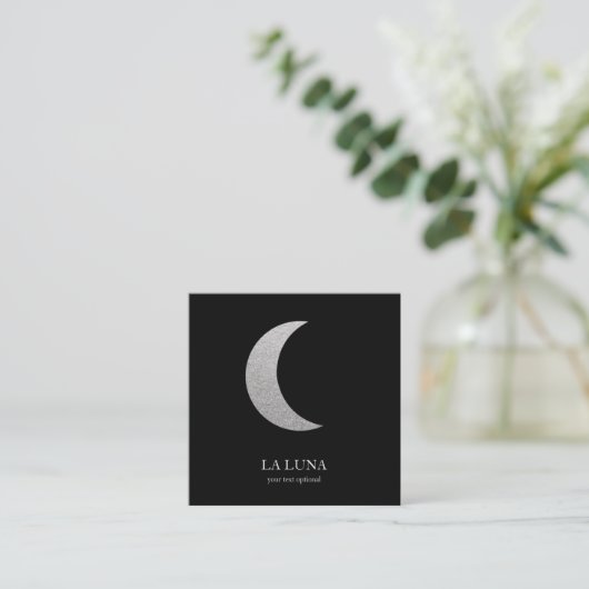 Mond Visitenkarte (Stehend Vorderseite)