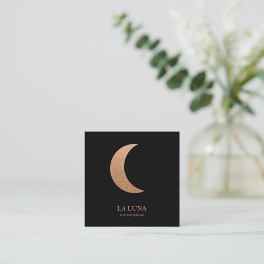 Mond  Visitenkarte (Stehend Vorderseite)