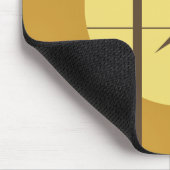 Mond-Vogel Mousepad (Ecke)