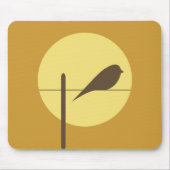 Mond-Vogel Mousepad (Vorne)