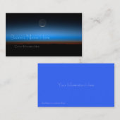 Mond von den Raum-Visitenkarten Visitenkarte (Vorne/Hinten)