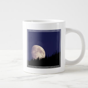Mond & Wald Glacier National Park Montana Jumbo-Tasse