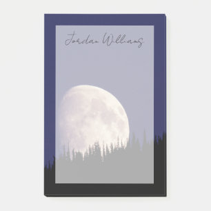 Mond & Wald   Glacier-Nationalpark Montana Post-it Klebezettel