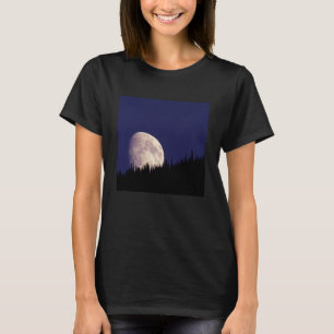 Mond & Wald   Glacier-Nationalpark Montana T-Shirt