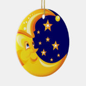 Mond-Weihnachtsverzierung Keramik Ornament (Rechts)