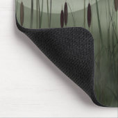 Mond-Wolf - Wolf, Tiere Mousepad (Ecke)