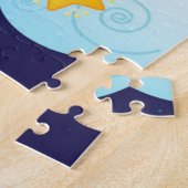 Mond, Wolken und Sterne Puzzle (Seite)