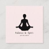 Mond Yoga  Visitenkarte (Vorderseite)