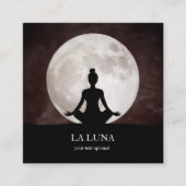 Mond Yoga  Visitenkarte (Vorderseite)