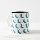 Mond Zweifarbige Tasse (Vorderseite Links)