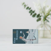 Mondabenteuergeschäfts-Karte Visitenkarte (Stehend Vorderseite)