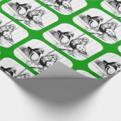 Mondain-Tauben 1981 Geschenkpapier (Ecke)