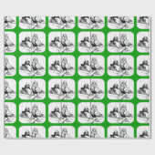 Mondain-Tauben 1981 Geschenkpapier (Flach)