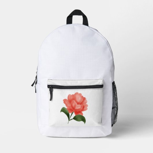Mondala floral backpack bedruckter rucksack (Vorderseite)