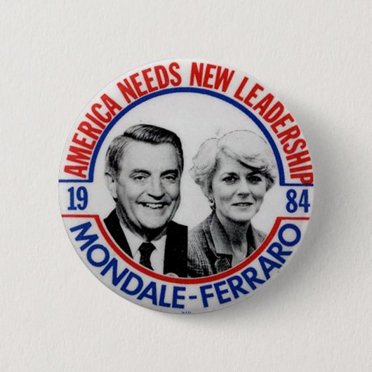 Mondale-Ferraro jugate - Knopf Button (Vorderseite)