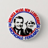 Mondale-Ferraro - Knopf Button (Vorderseite)