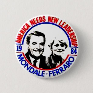Mondale-Ferraro - Knopf Button