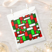 mondäne Weihnachtskunst abstrakt Geschenktütchen (Ausgeschnitten)