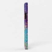 MONDANGEL IN BLUE GOLD GLITZERN Monogramm Case-Mate iPhone Hülle (Hinten/Rechts)