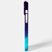 MONDANGEL IN BLUE GOLD GLITZERN Monogramm Case-Mate iPhone Hülle (Rückseite / Links)