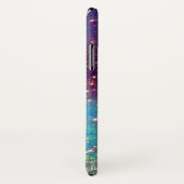 MONDANGEL IN BLUE GOLD GLITZERN Monogramm Case-Mate iPhone Hülle (Hinten/Rechts)